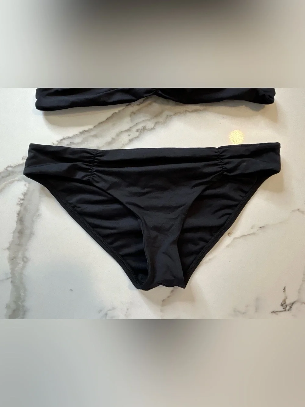 L*space Black Two-Piece Bikini Set S/M